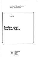 Rural and urban vocational training