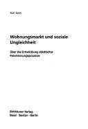 Wohnungsmarkt und soziale Ungleichheit