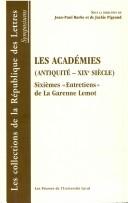 Les académies (antiquité - XIXe siècle)