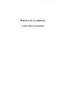 Poetica de la libertad y otras claves cervantinas
