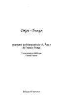 Objet-- Ponge