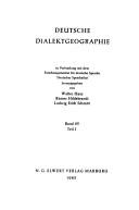 Die Breisgauer Mundarten