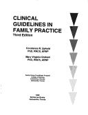 Clinical guidelines in family practice
