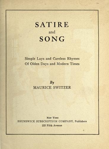Satire and song