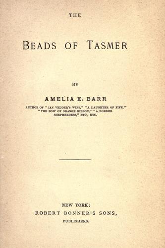 The beads of Tasmer