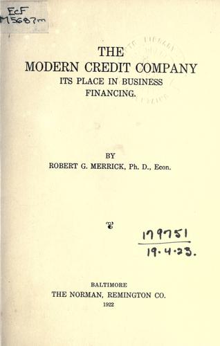 The modern credit company