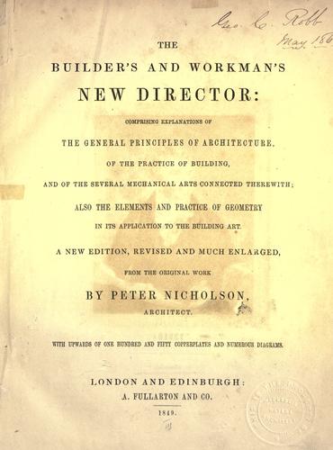 The builder's and workman's new director