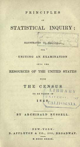 Principles of statistical inquiry