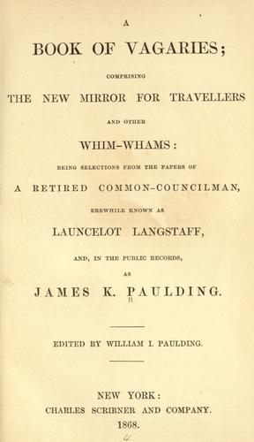 A book of vagaries
