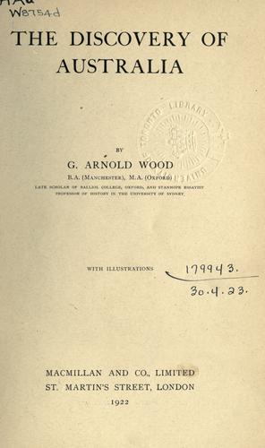 The discovery of Australia