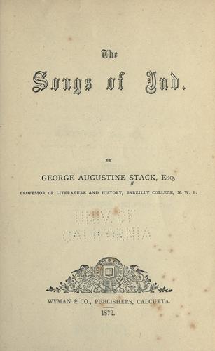 The songs of Ind