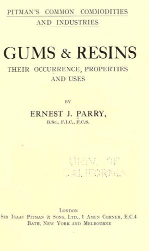 Gums & resins