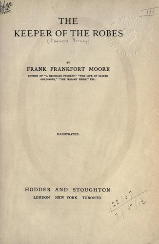 The keeper of the robes [Fanny Burney]