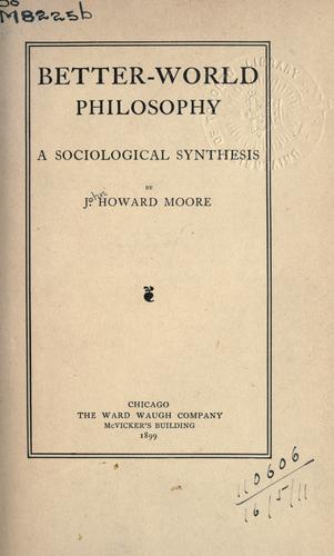 Better-world philosophy