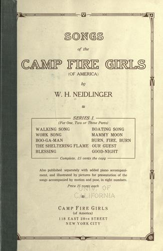 Songs of the Camp fire girls (of America)