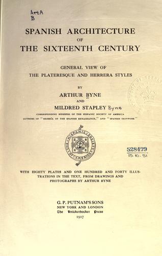 Spanish architecture of the sixteenth century