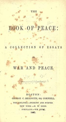 The book of peace