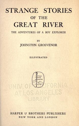 Strange stories of the Great river