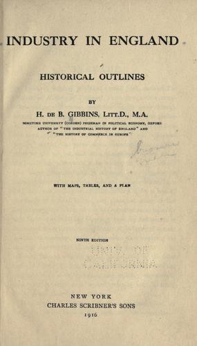 Industry in England