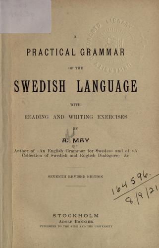 A practical grammar of the Swedish language