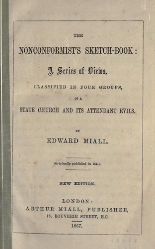 The nonconformist's sketch-book