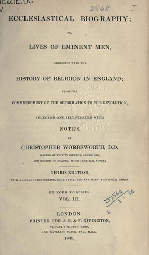 Ecclesiastical biography