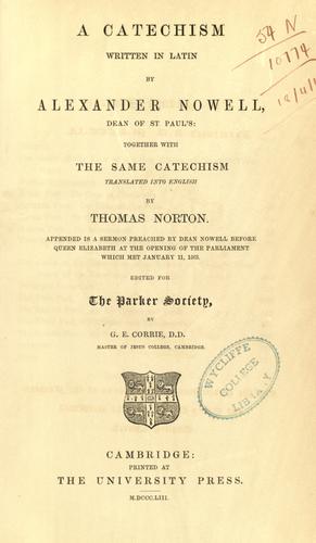 A catechism