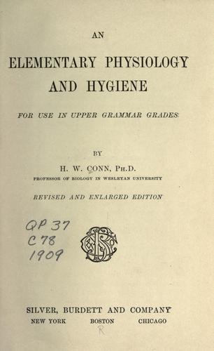 An elementary physiology and hygiene