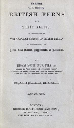 British ferns and their allies