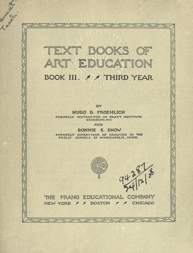Text books of art education