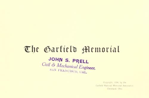 The Garfield memorial