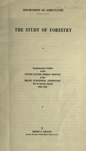The study of forestry