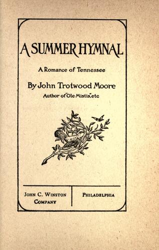 A summer hymnal