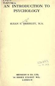 An introduction to Psychology