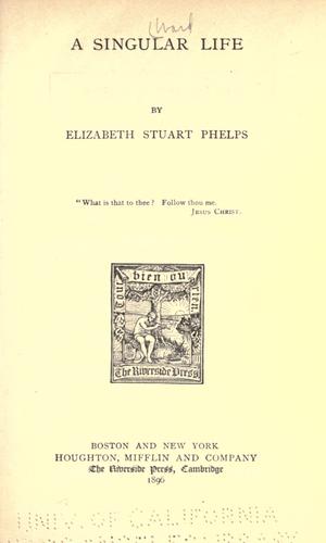 A singular life