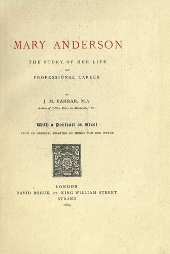 Mary Anderson