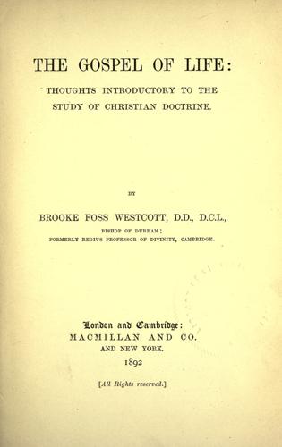 The Gospel of life