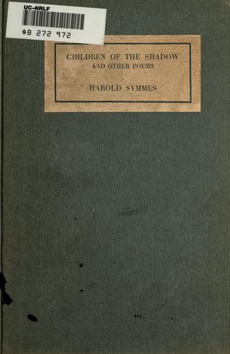 Children Of The Shadow And Other Poems