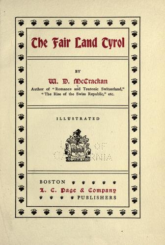 The fair land Tyrol