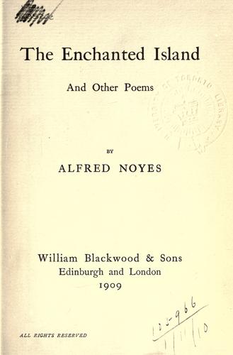 The enchanted island, and other poems