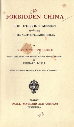 In forbidden China
