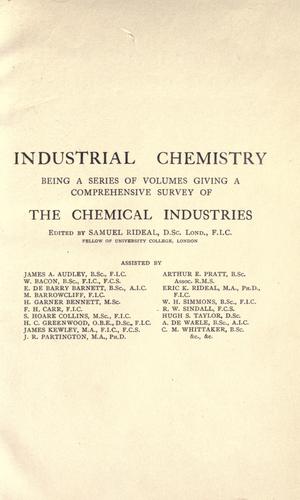 The petroleum and allied industries