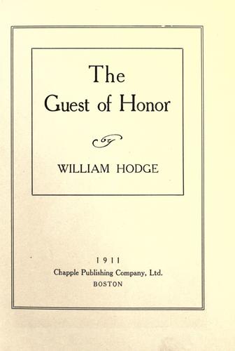 The guest of honor
