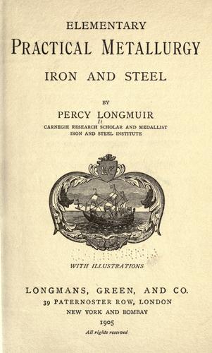 Elementary practical metallurgy