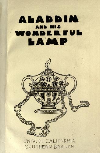 Aladdin and his wonderful lamp in rhyme