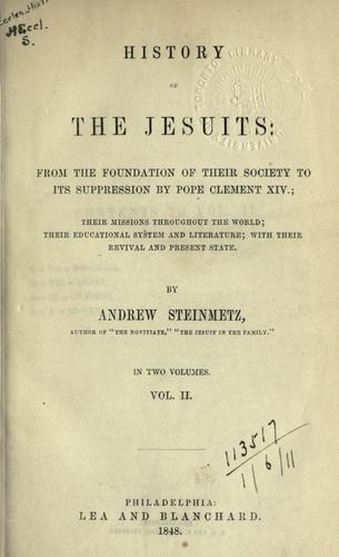 History of the Jesuits