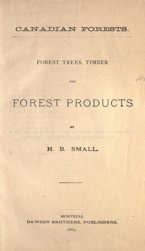Canadian forests
