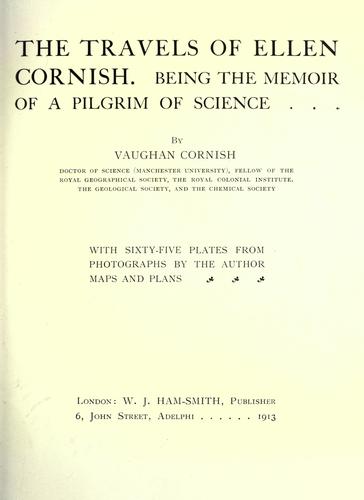 The travels of Ellen Cornish