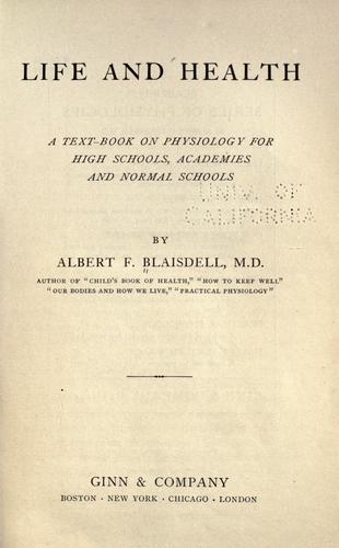Life and health