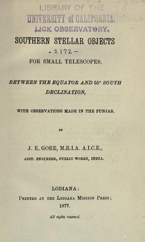 Southern stellar objects for small telescopes